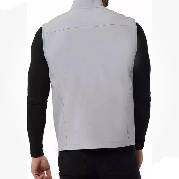 32 Degrees Men’s Full Zip Sleeveless Vest - Burgundy Large - Picture 7 of 16